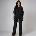 Shianne | Completo Due Pezzi con Blusa Velata e Pantalone Dritto